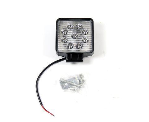 Фара светодиодная квадратная 9 LED 27 Вт 12-24В AGH039 от производителя. изображение